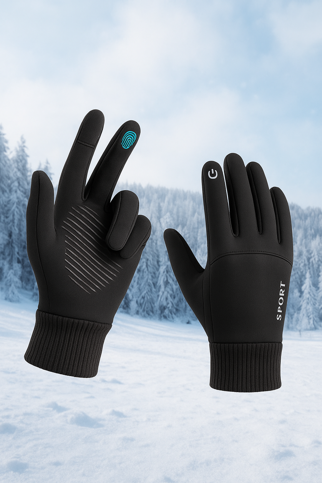 Waterproof Touchscreen Thermal Gloves