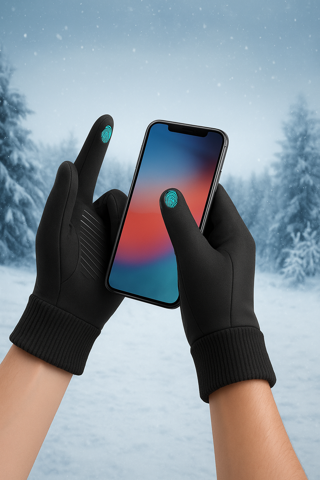 Waterproof Touchscreen Thermal Gloves